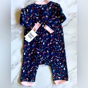 NWT Print Cotton Romper